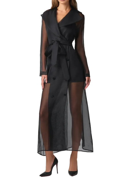 KIKI DE MONTPARNASSE Soie Organza Trench