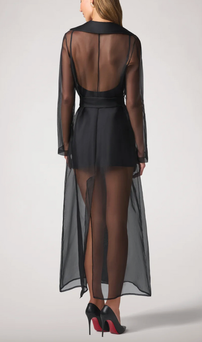 KIKI DE MONTPARNASSE Soie Organza Trench
