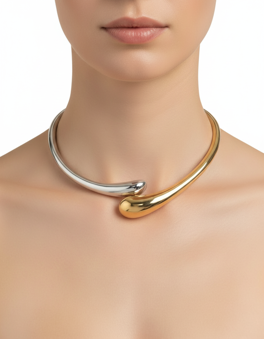 FEDERICA TOSI Choker Isa Bicolor