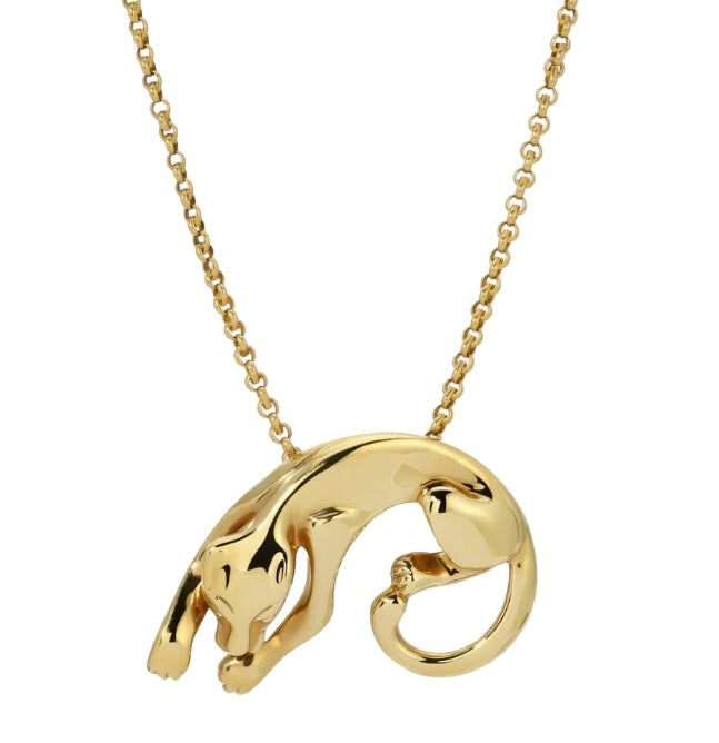 ROSEARK Sleeping Panther Pendant