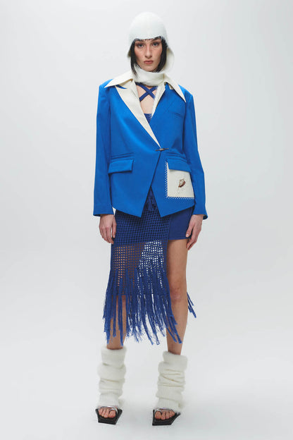 HAN WEN STUDIO Seashell Embroidered Blazer