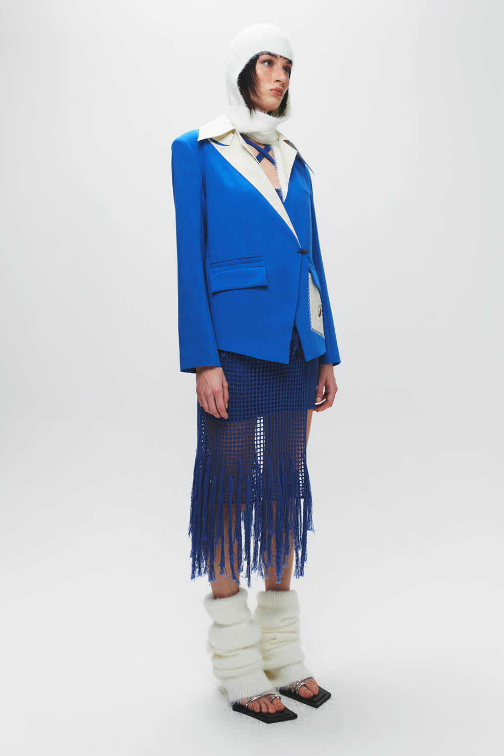 HAN WEN STUDIO Seashell Embroidered Blazer