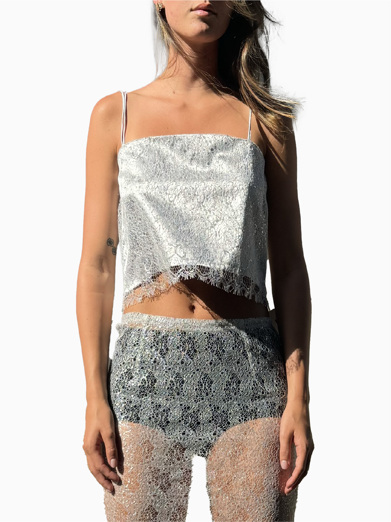 AOTC The Sophia Top in Silver