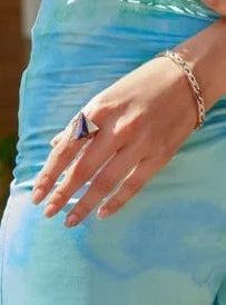 TERZIHAN Neutra Aztec Ring Lapis Lazuli