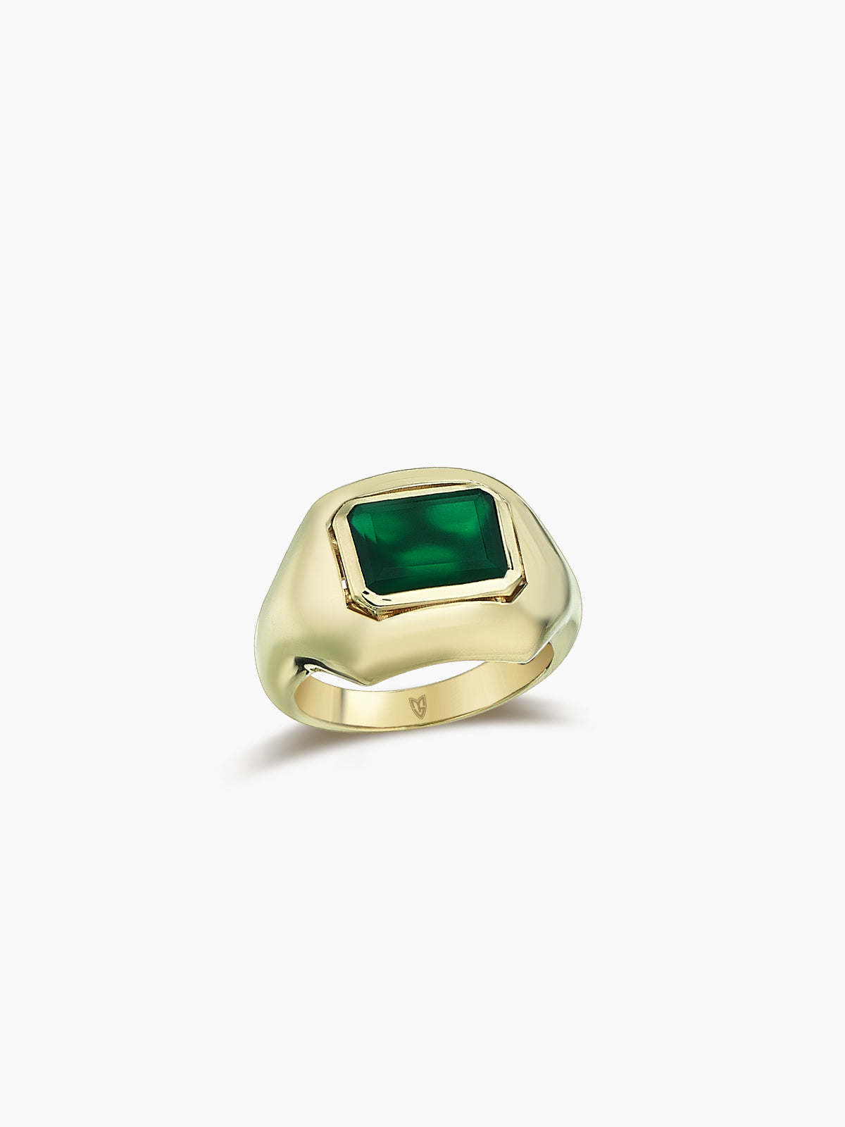 MELIS GORAL Emerald Golden Age Sunset Ring