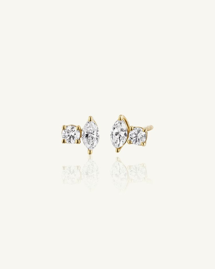 ALTRUIST Crosby Street Studs Yellow Gold