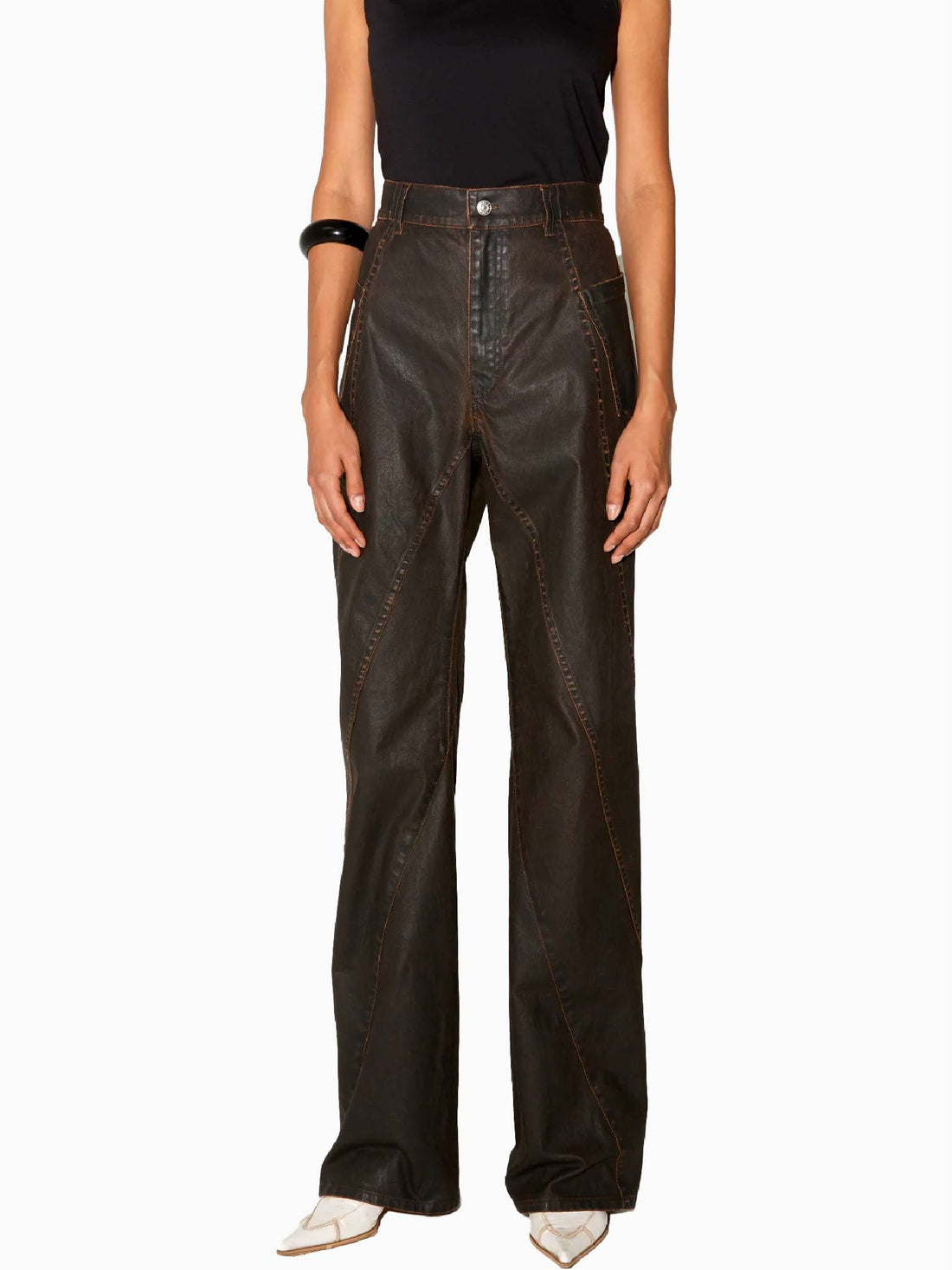 FACON JACMIN Palerma Pants Brown Wax