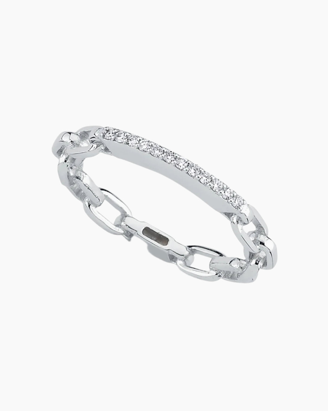 ECCE Chain Diamond Ring