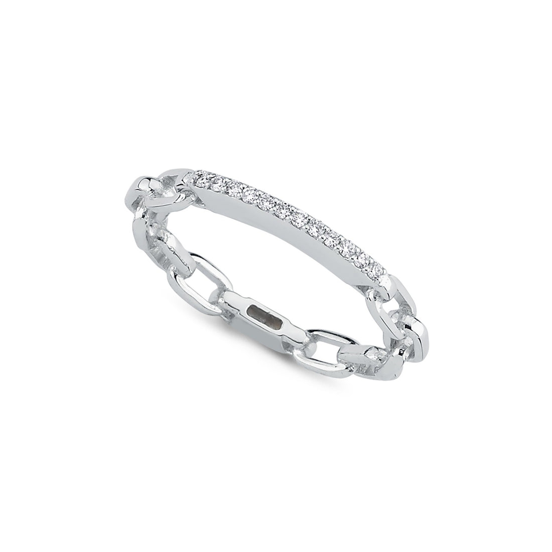 ECCE Chain Diamond Ring