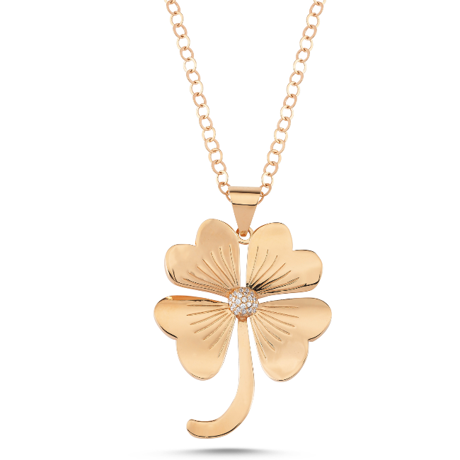 ECCE Clover Diamond Pendant