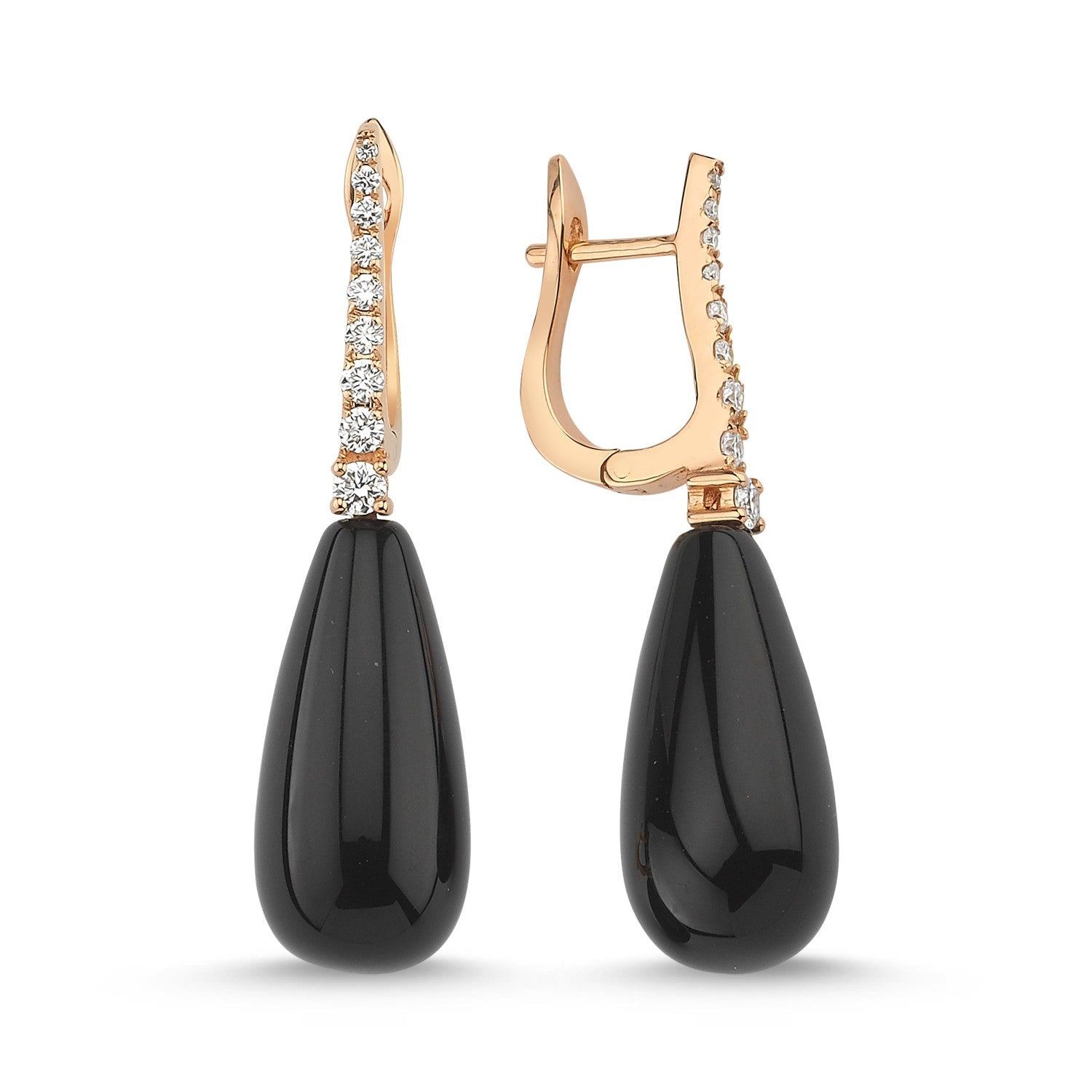 ECCE Black Onyx Bon Bon Earring