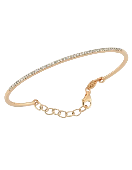 ECCE Chain Diamond Bracelet