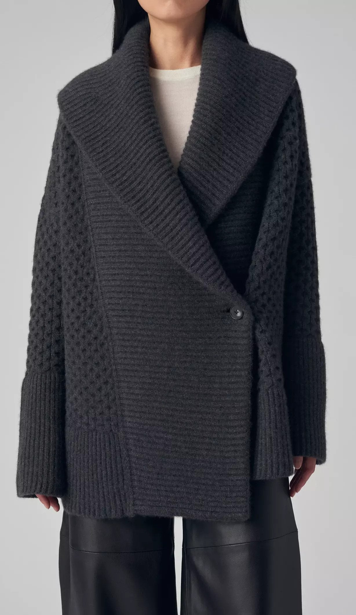 CO Shawl Cardigan in Cashmere