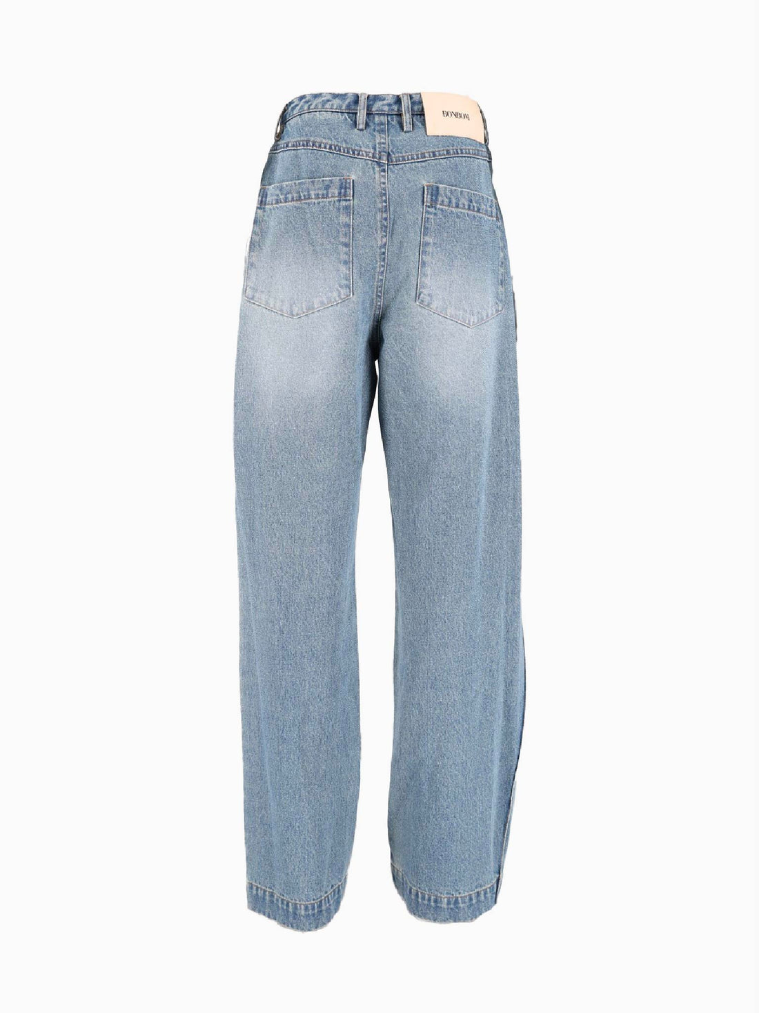 BONBOM Double Tuck Denim Pants