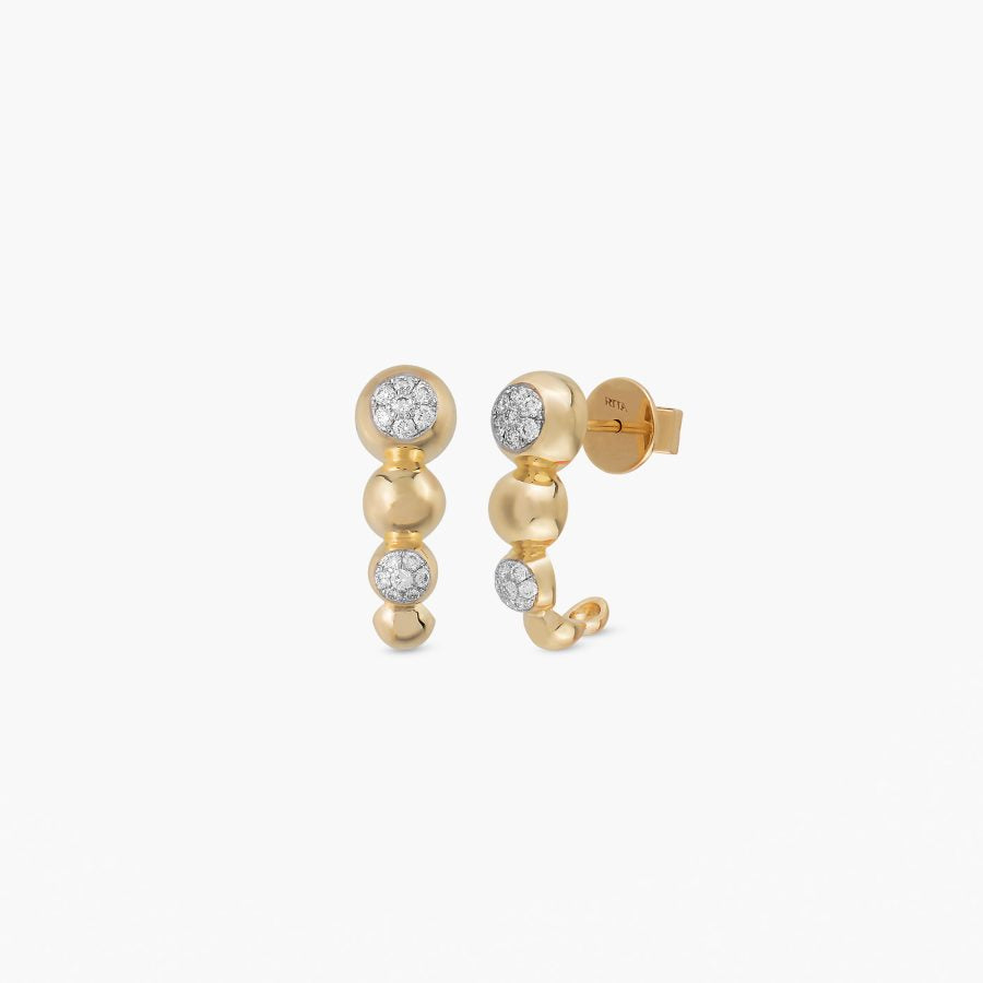 RITA JEWELRY Bubble Hoops Mini