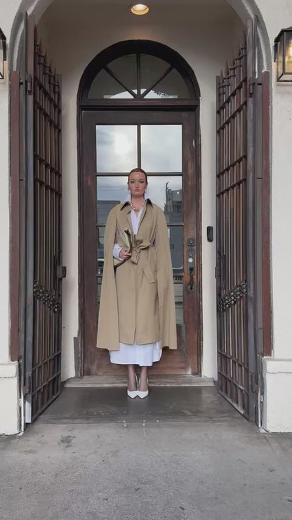 SITUATIONIST Beige Trench Coat