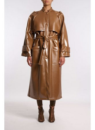 ANDREADAMO Oversized Vinyl Trench