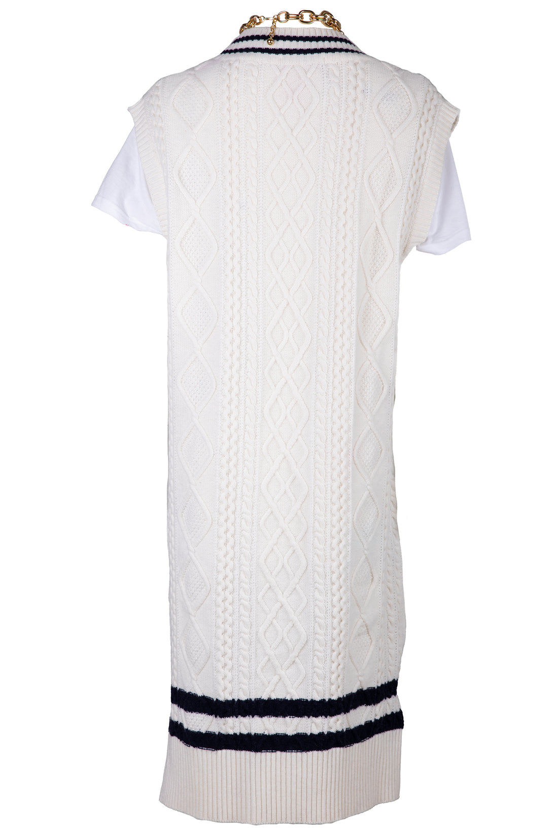 AOTC Krone Cable Knit Vest Dress