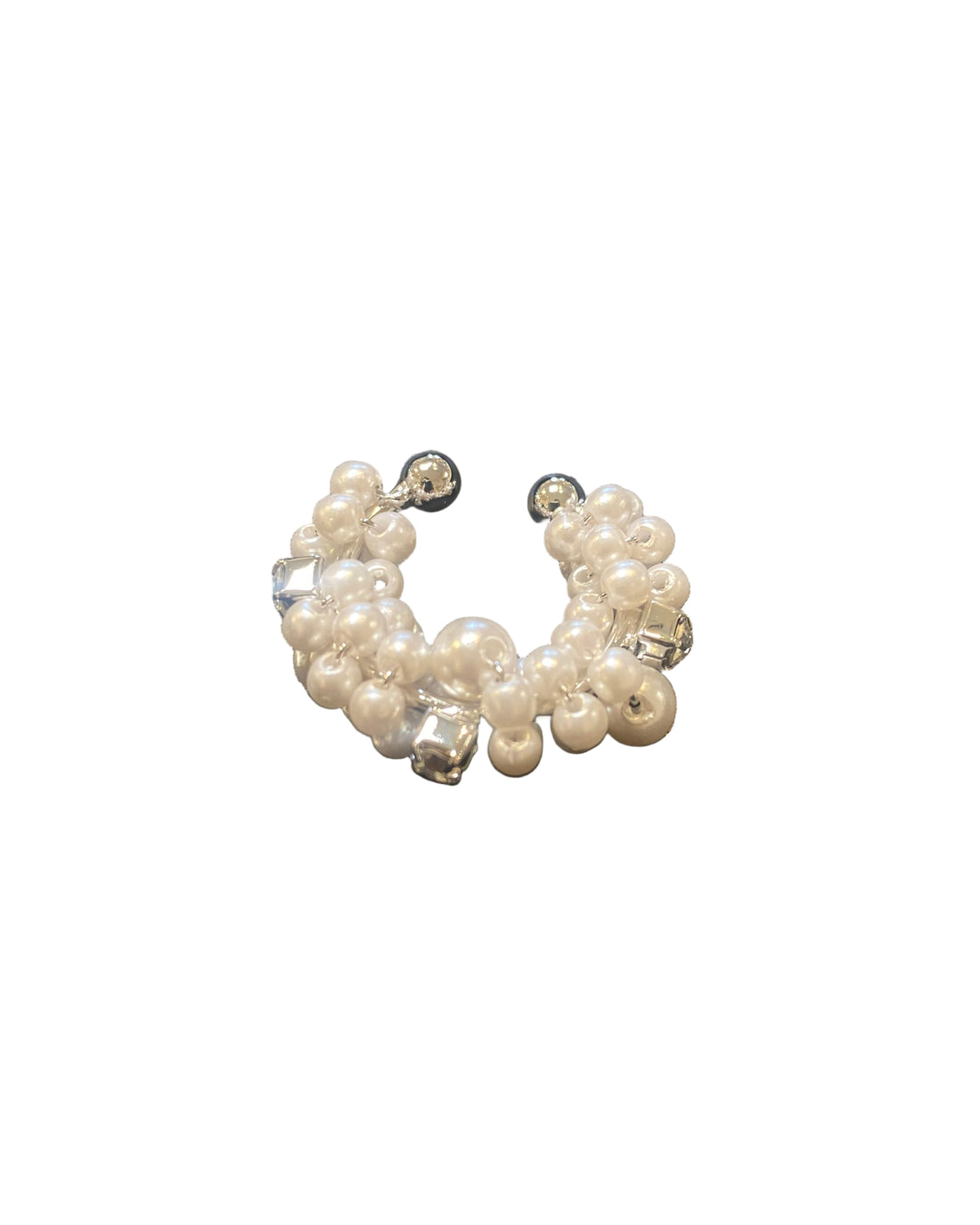 AOTC Pearl Rhinestone Ear Cuff