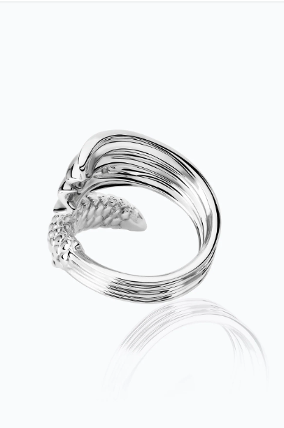 TANE Mexico 1942 Textured Fish Ring
