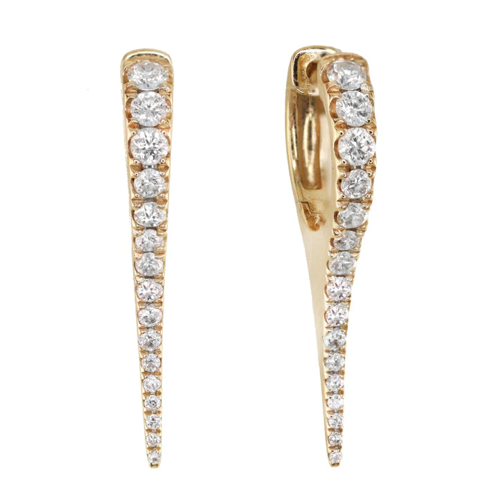 LUNA SKYE Mini Diamond Spike Hoop